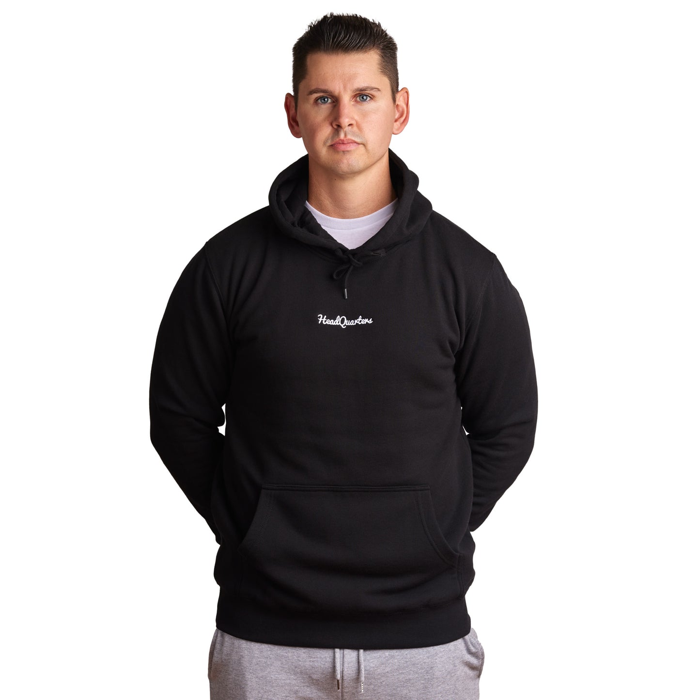 Mens Essential Hoodie Black
