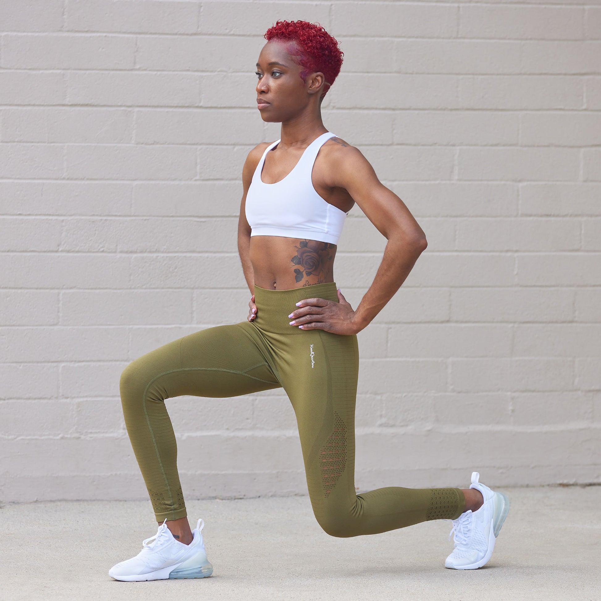 Compression Leggings Olive