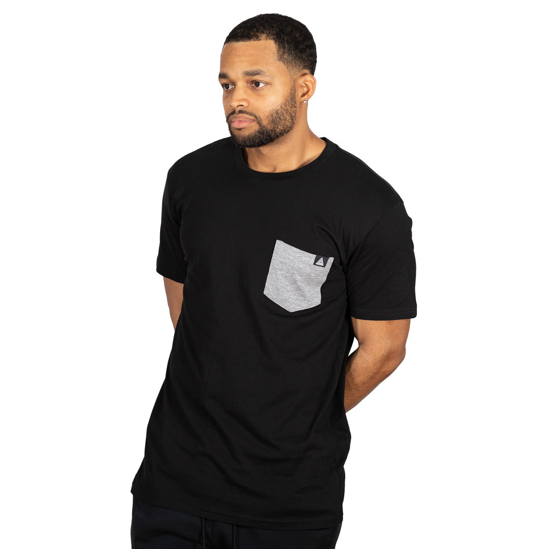 OG Triangle Pocket Tee Grey/Black