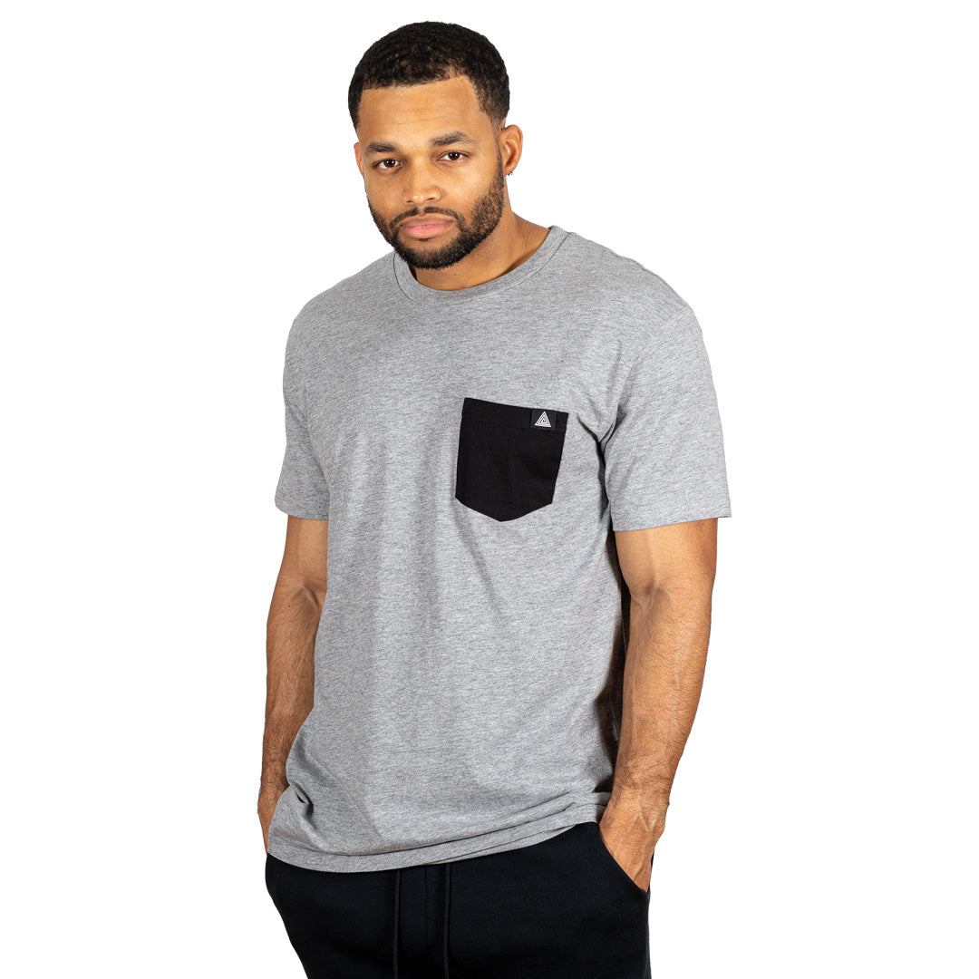 OG Triangle Pocket Tee Grey/Black