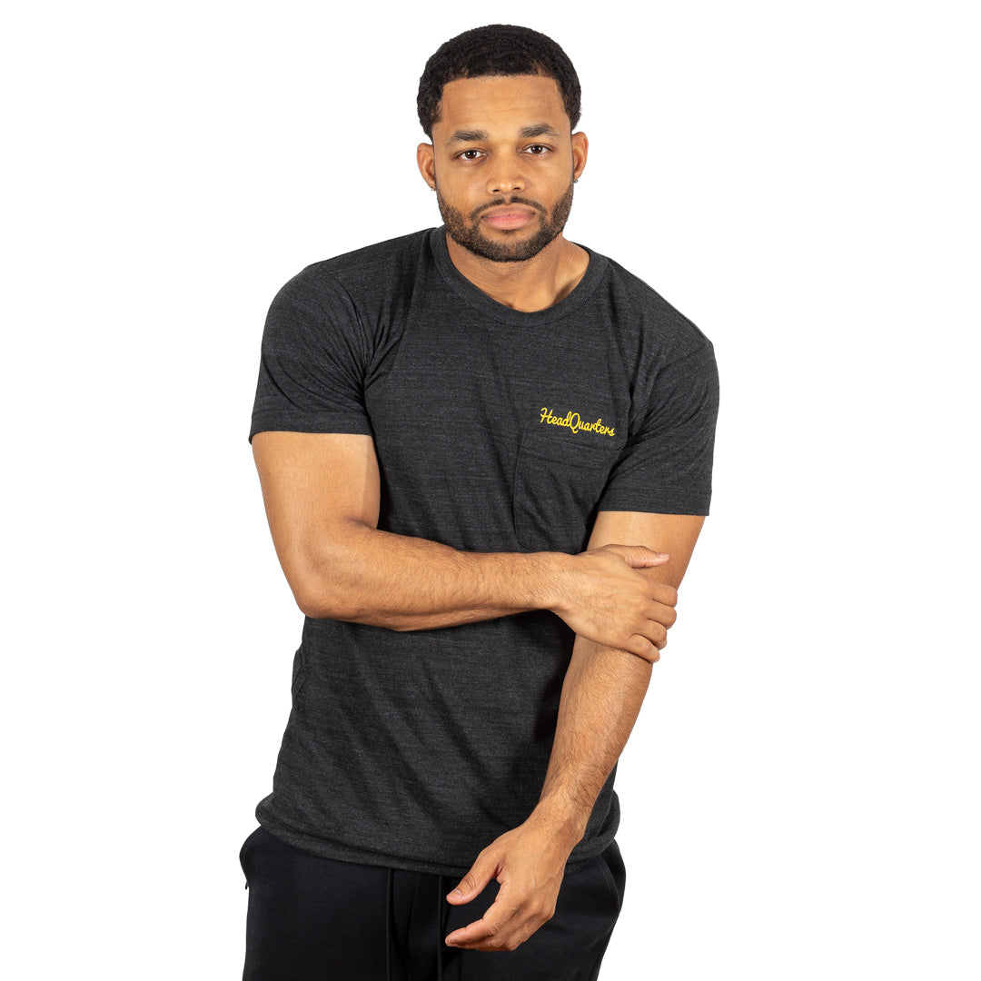Logo Pocket Tee Tri-Black