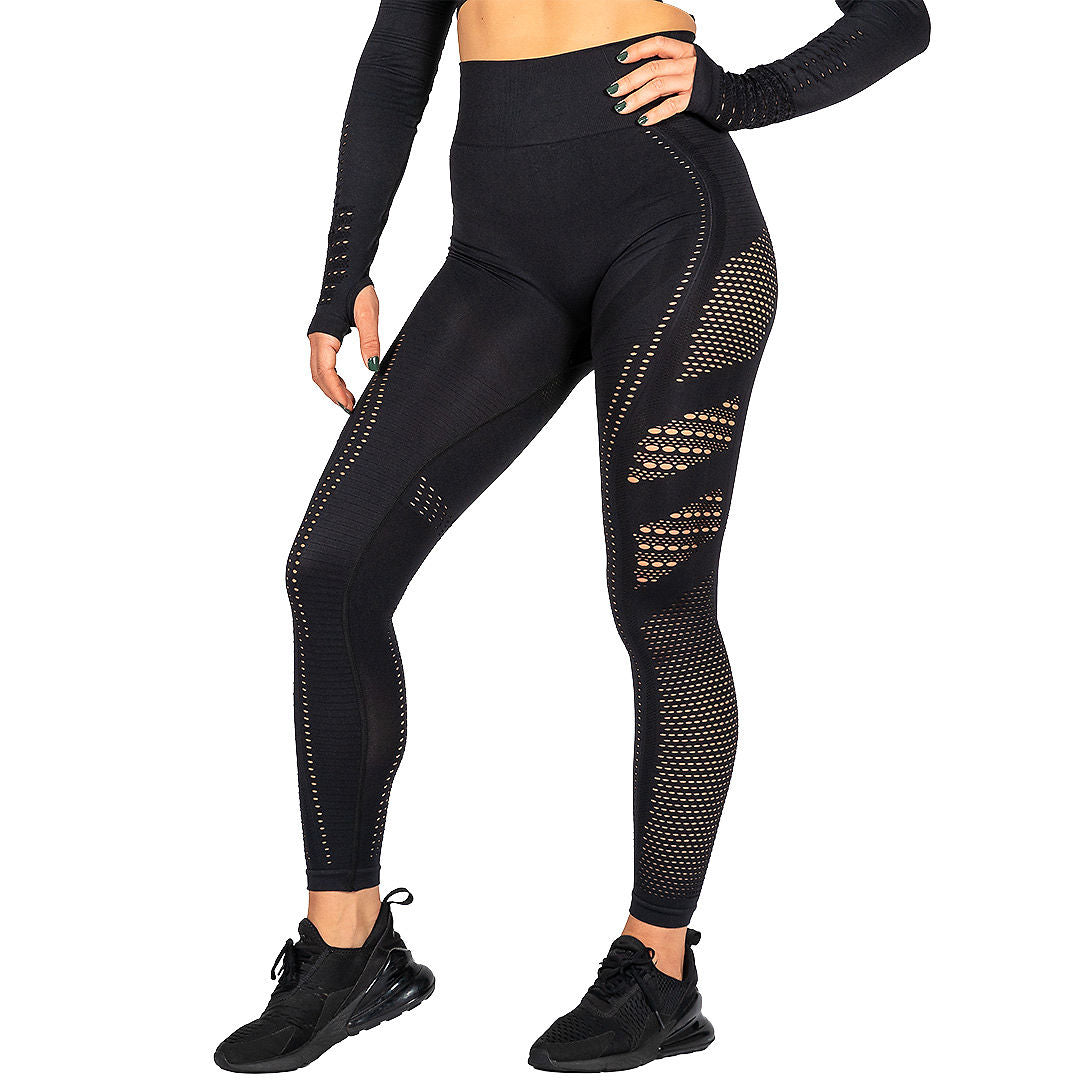 HeadQuarters Cutout Seamless Leggings