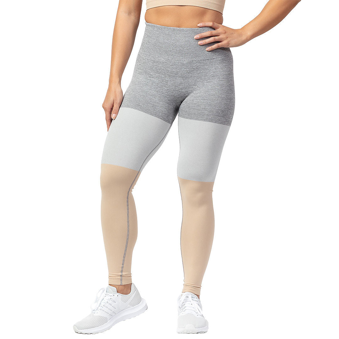 HeadQuarters Tri Color Seamless Leggings