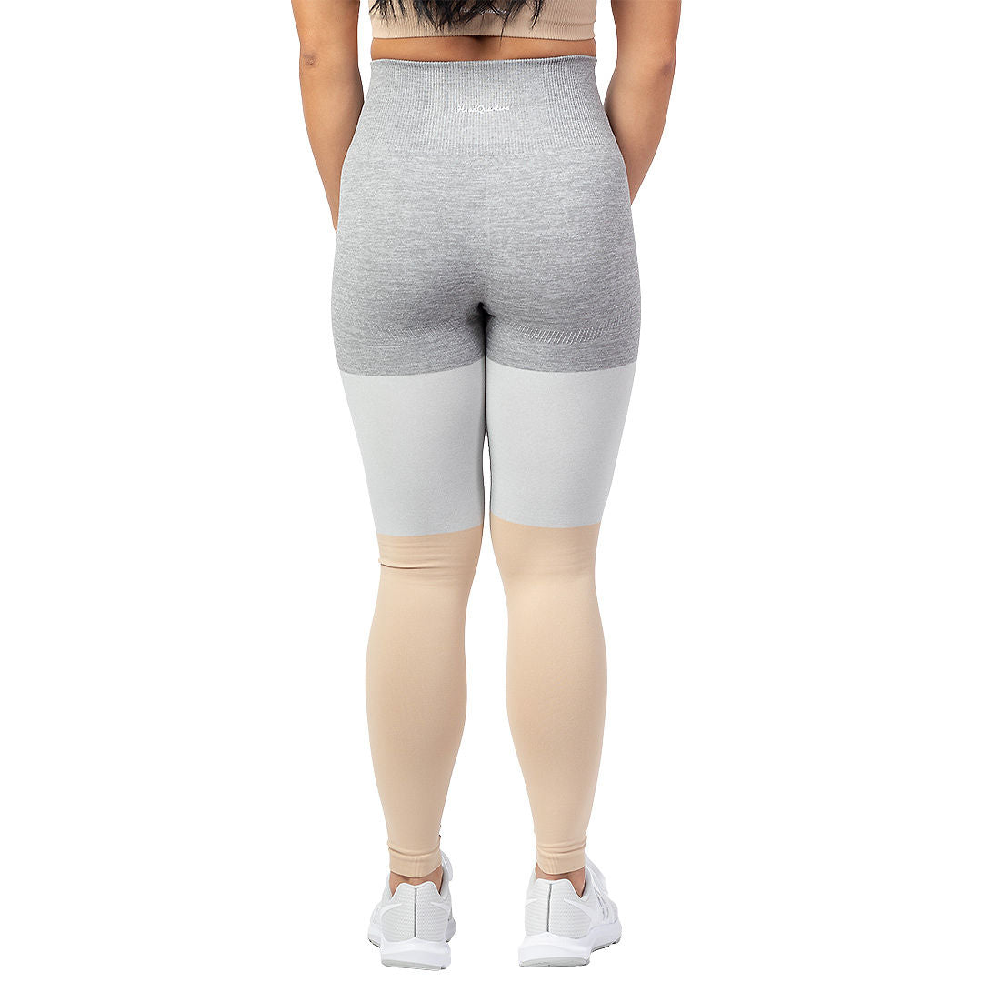HeadQuarters Tri Color Seamless Leggings
