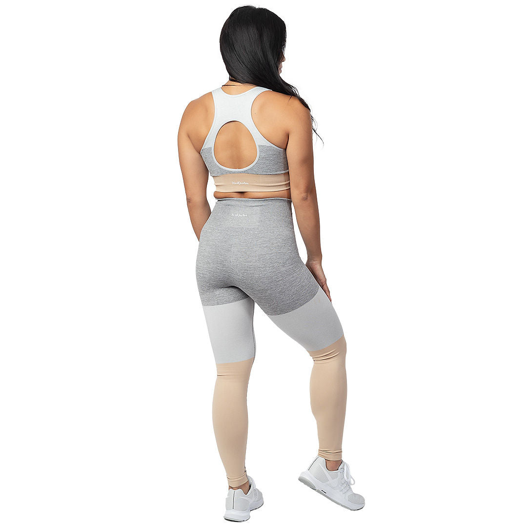 HeadQuarters Tri Color Seamless Leggings