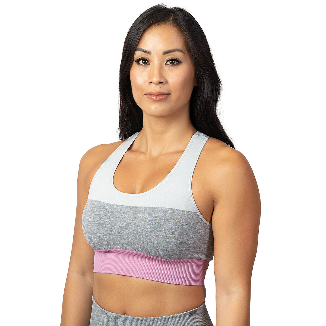 HeadQuarters Tri-Color Crop Top