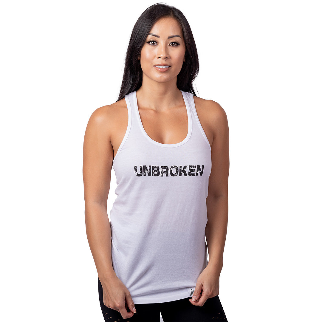 "Unbroken" Racerback Tank