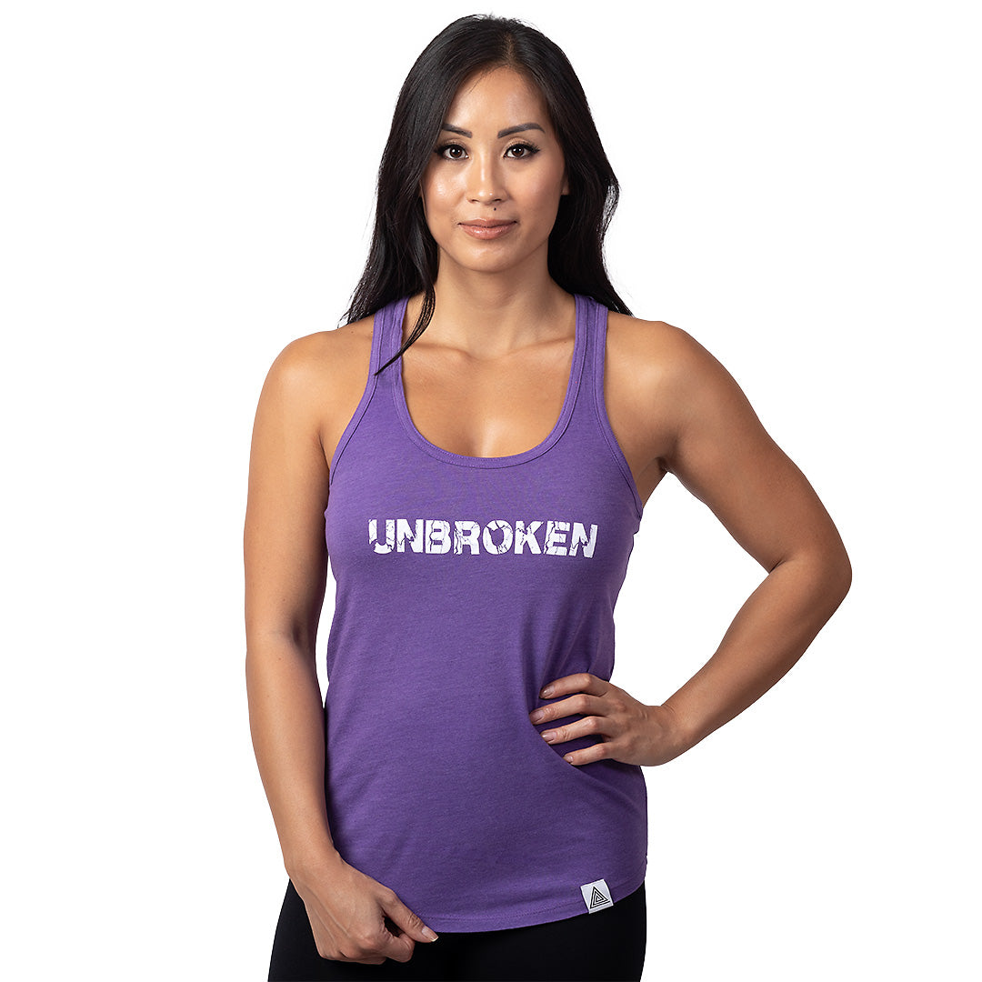 "Unbroken" Racerback Tank