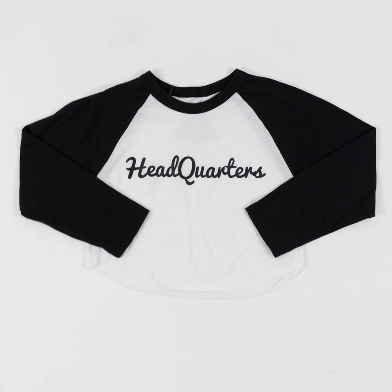 Crop-Top Raglan Logo Tee