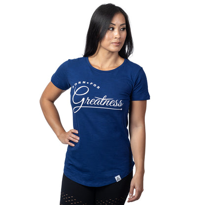 "Greatness" Scallop Tee